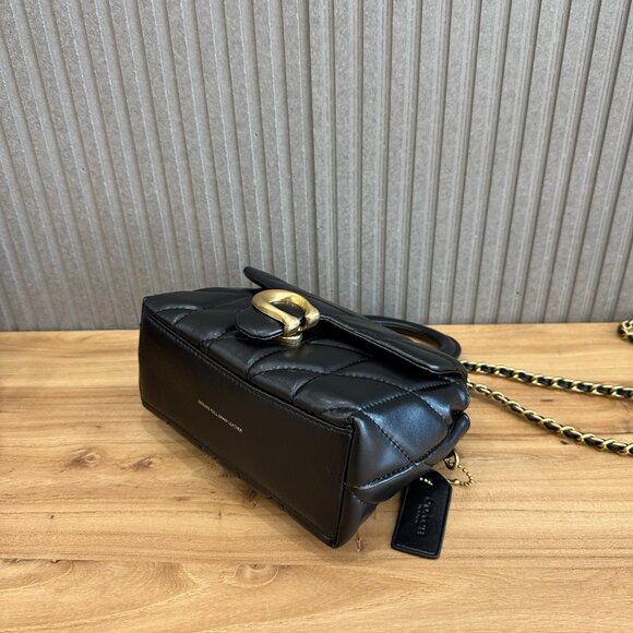 COACH TABBY TOP HANDLE BAG WITH QUILTING - Picture 6 of 9